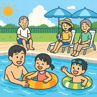 「8月がやってきた!暑さに負けず、夏を楽しもう!」